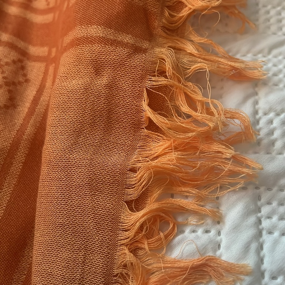 Gucci Scarf Orange - Picture 7 of 8